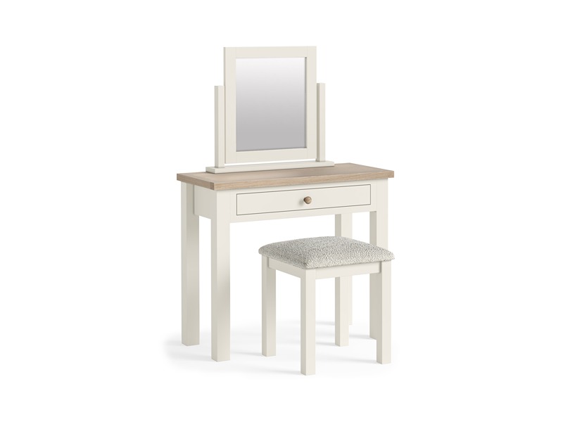 Modern Country Oak - Coconut Single Drawer Desk