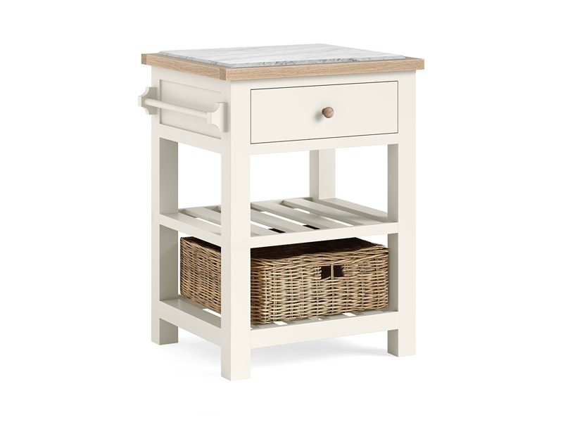 Modern Country Oak - Coconut Small Kitchen Island