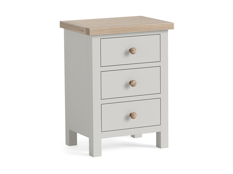 Modern Country Oak - Grey Bedside