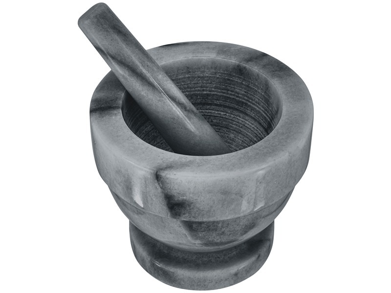 Judge Marble 13X11.5Cm Mortar & Pestle - Grey