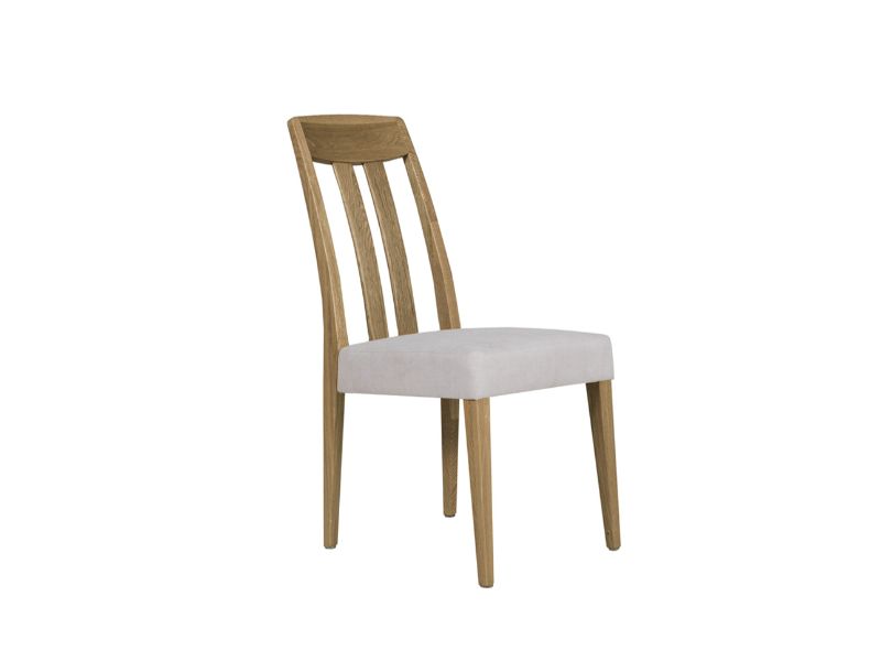 Hadley Dining Chair Slat Back Oak Natural