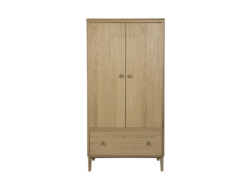 Hadley 2Dr Wardrobe - Oak Natural