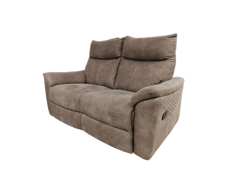 Hunter 2 Seater Recliner -  Stone