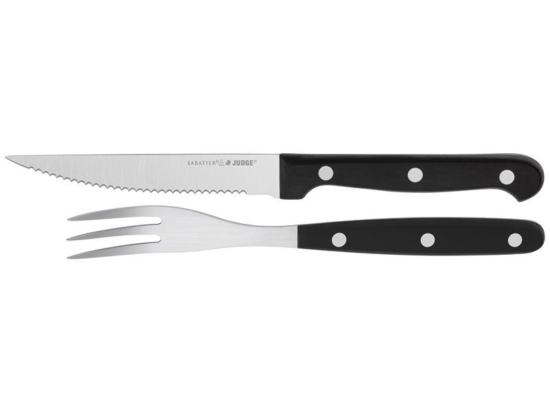 Judge Sabatier IV 2 Piece Steak Knife & Fork Set