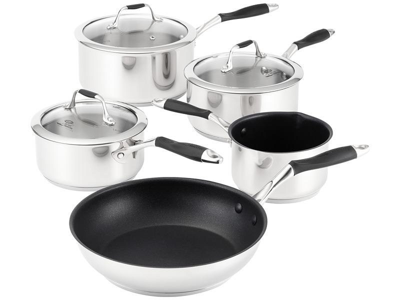 James Martin 3 Piece Saucepan Set
