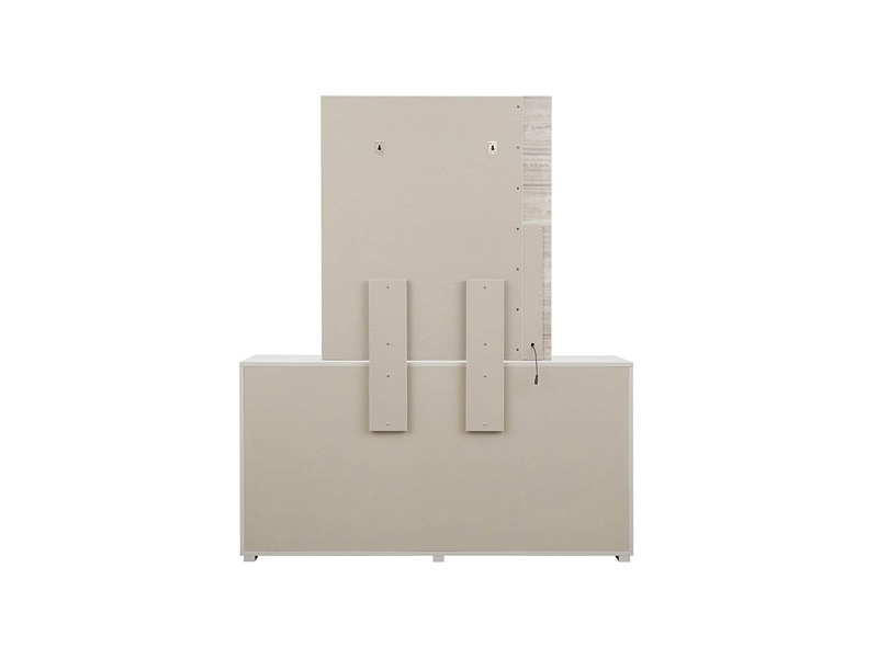 Jules Dressing Chest 6 Drawer - Grey