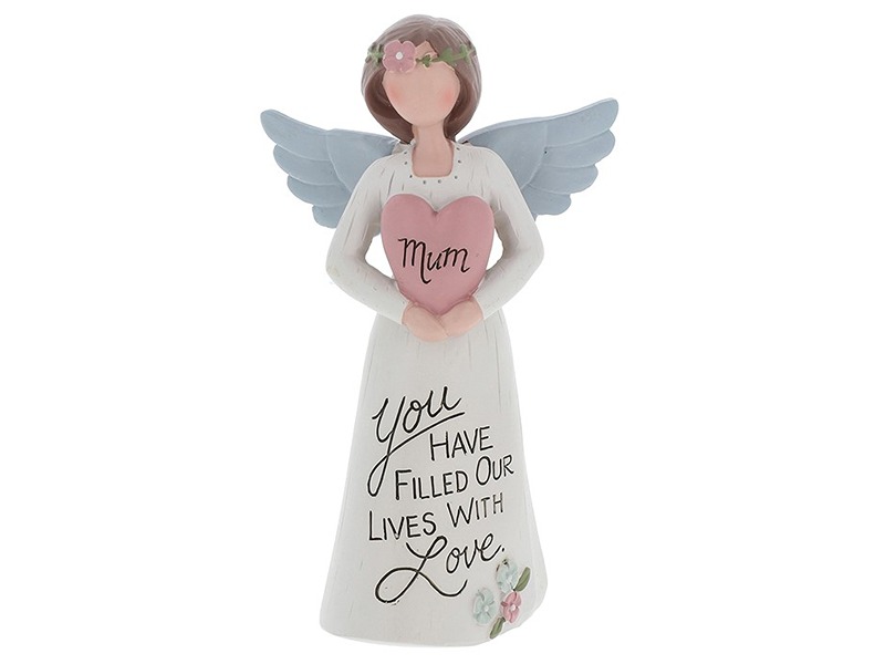 Feather & Grace Angel With Flowers Mum