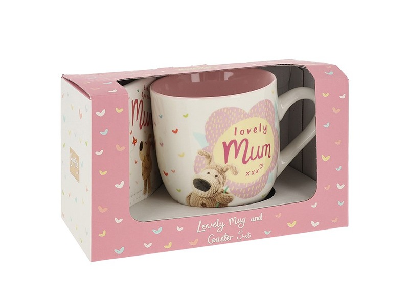 Boofle Female Mug & Coaster Set Mummy