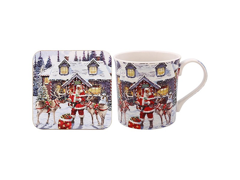 Macneil Santa Box Mug & Coaster