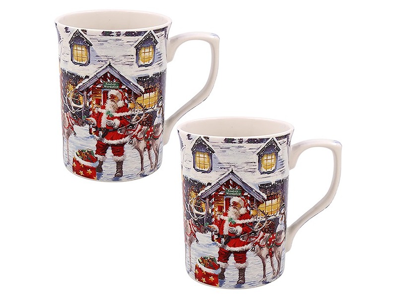 Macneil Santa Box Mug Set Of 2