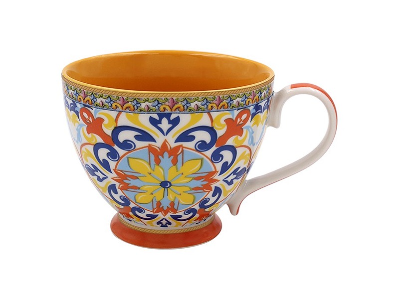 Tuscany Footed Mug Gold