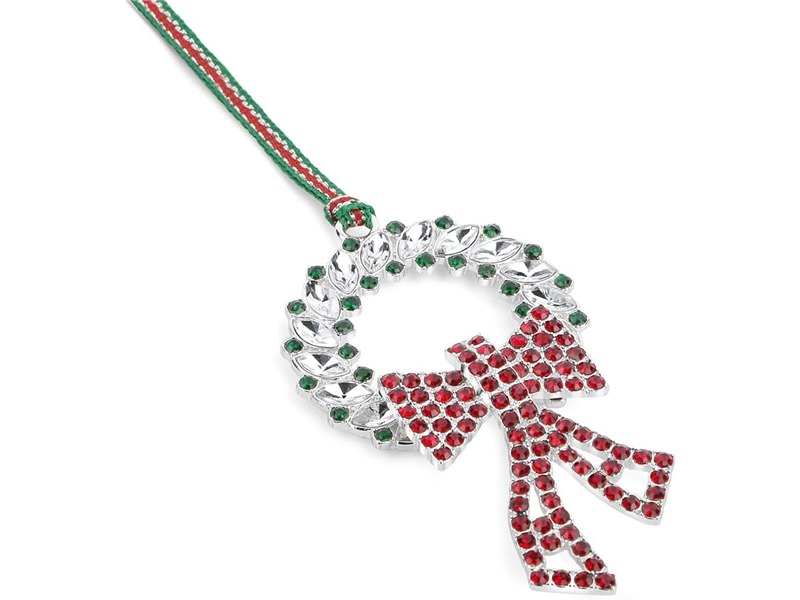 Newbridge Wreath with Bow Christmas Tree Decoratio