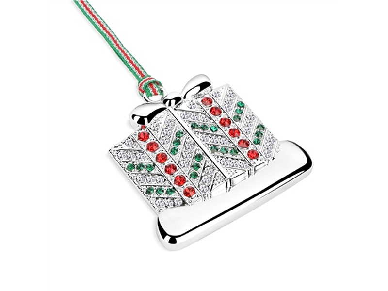 Newbridge Gift with Coloured Stones Christmas Deco