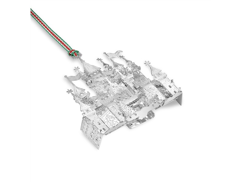 Castle Christmas Tree Decoration