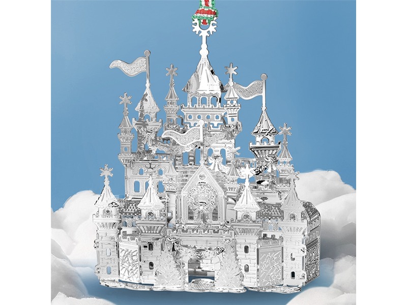 Castle Christmas Tree Decoration