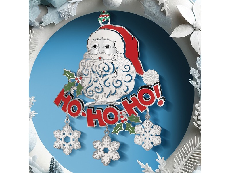 Santa Ho Ho Ho Christmas Tree Decoration