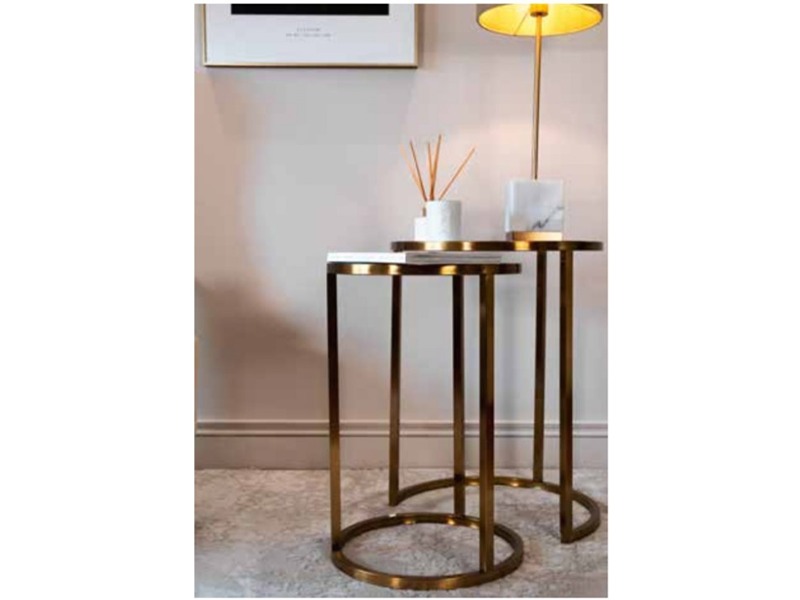Katie Bleu Detta Table Lamp & Shade