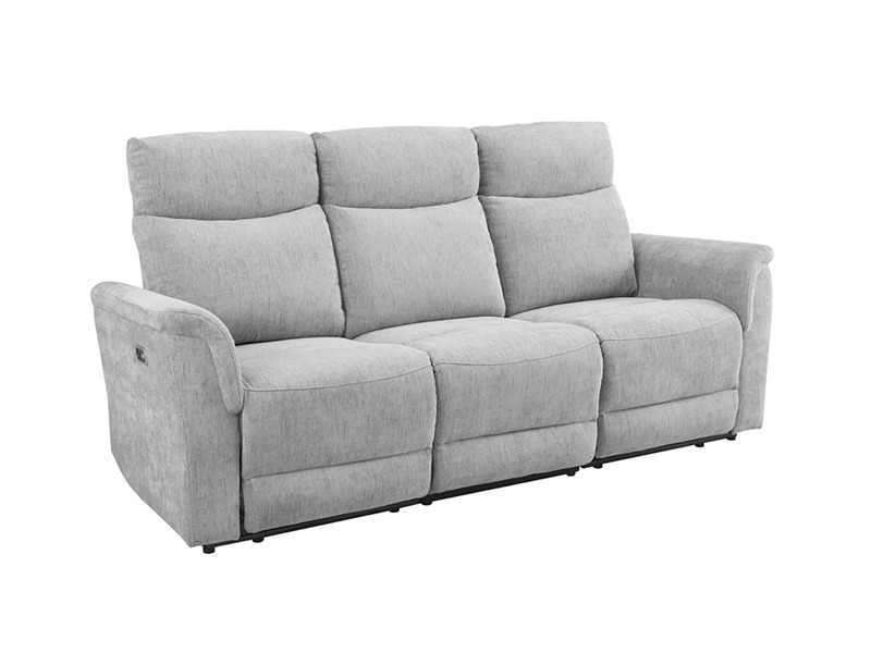 Maude 3 Seater Electric Recliner - Grey