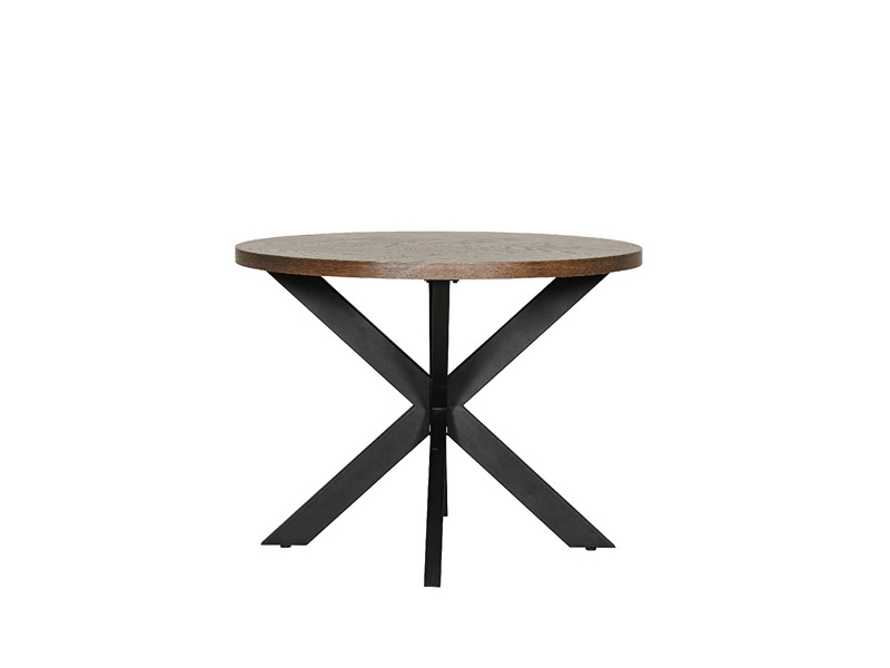 Nate Dining Table Round 1000 Smoked Oak