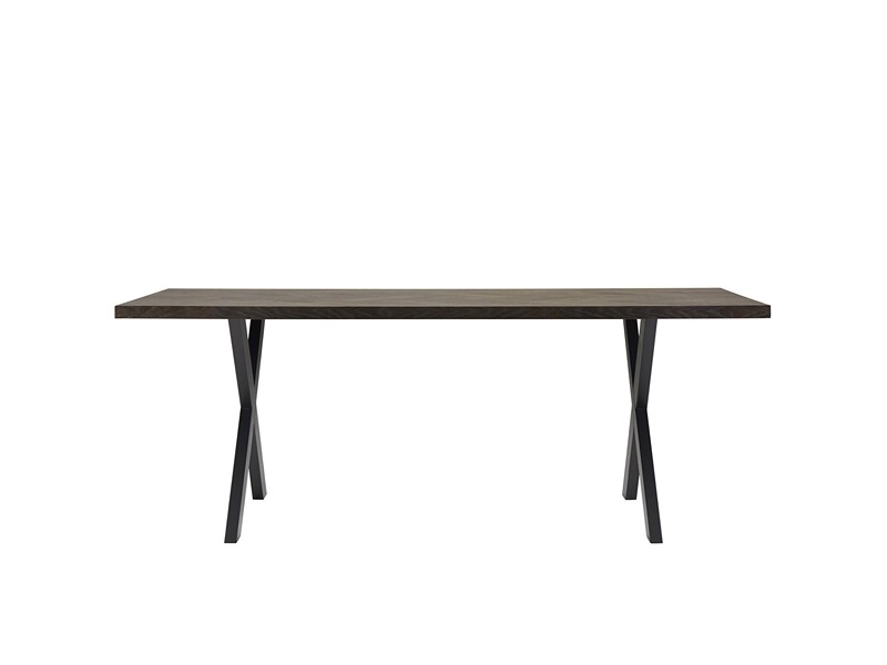 Nate Dining Table 1800 Smoked Oak