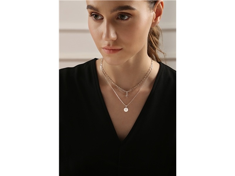 Newbridge Star Double Chain Pendant