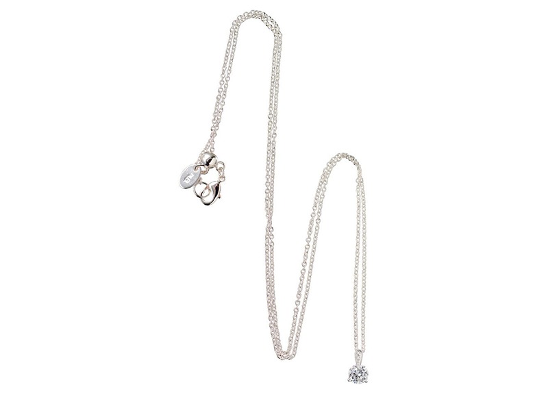 Newbridge Silver Plated Solitaire Cubic Zirconia P