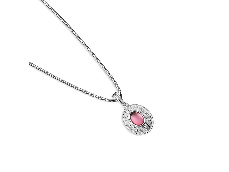 Newbridge Pendant With Pink Stone