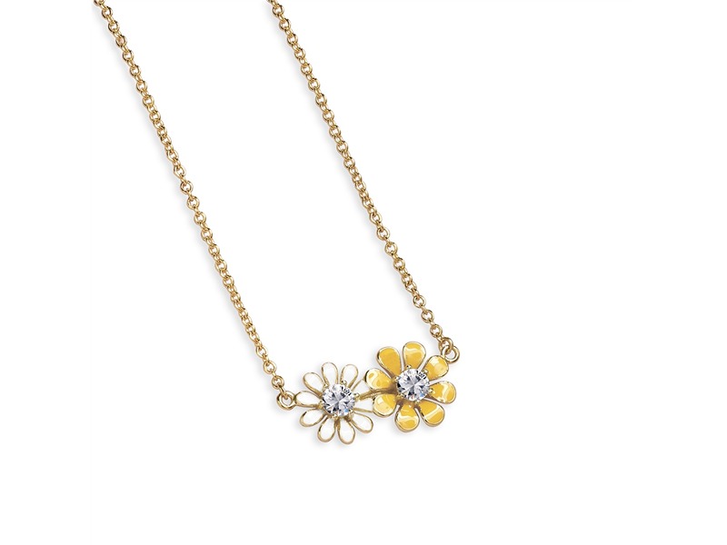 Newbridge Yellow And White Floral Pendant
