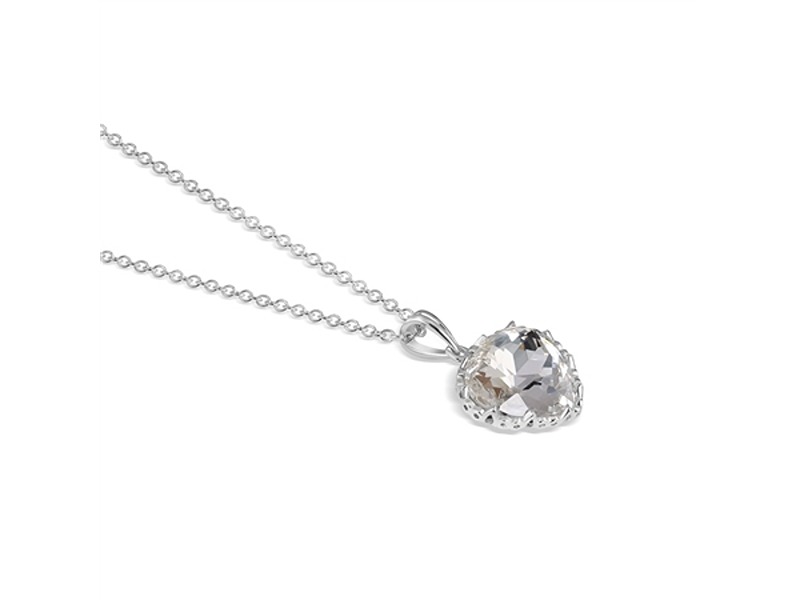 Newbridge Clear Stone Heart Pendant