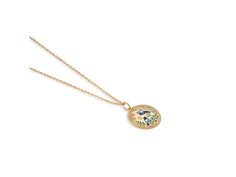Newbridge Bird Enamel Pendant