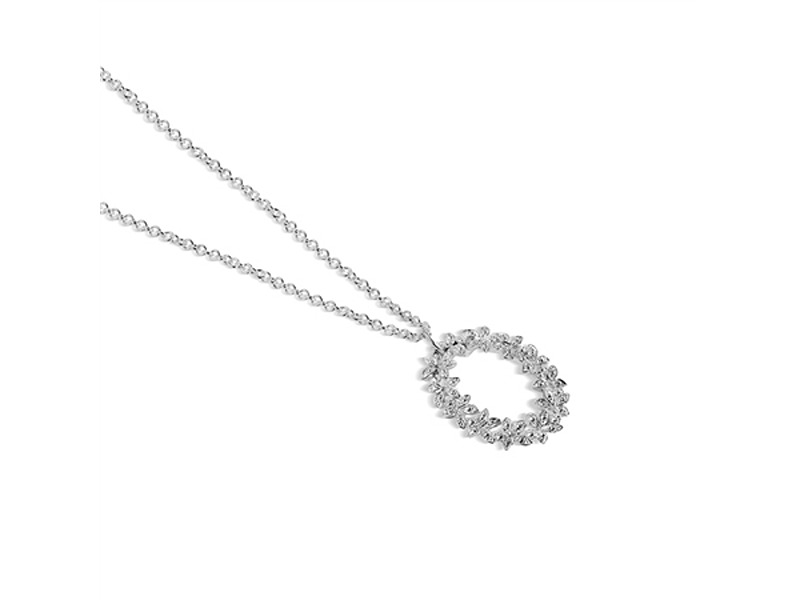 Newbridge Floral Oval Ornate Pendant