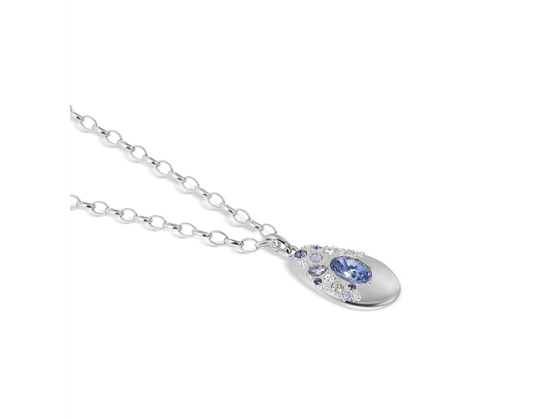 Newbridge Large Pendant With Blue And Clear Stones