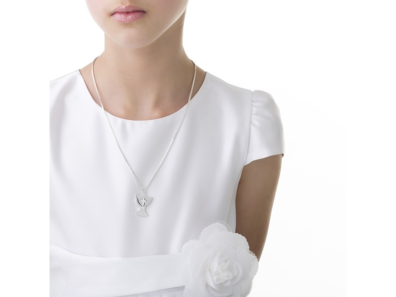 Newbridge First Communion Pendant with Cross
