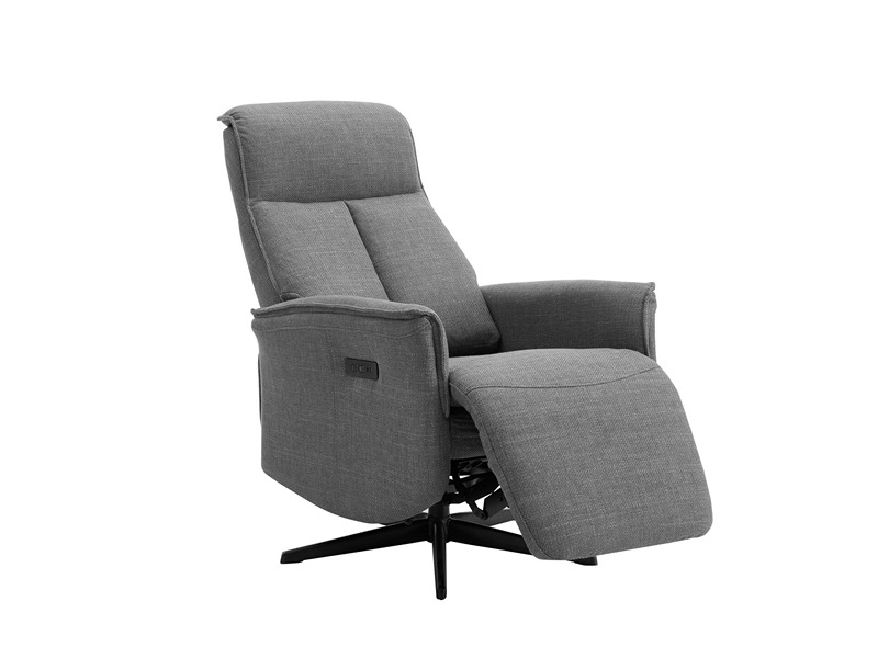 Riya Electric Reclining Accent Chair - Charcoal