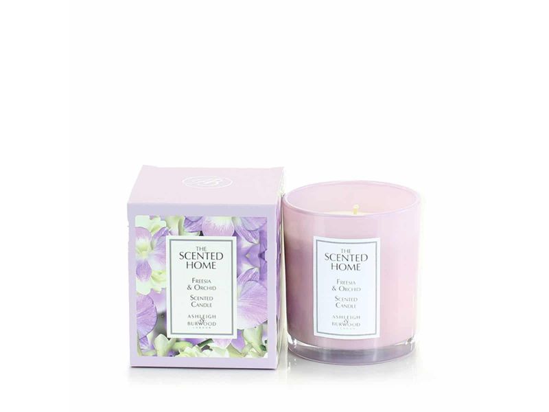 Scented Home Candle Jar - Freesia & Orchid