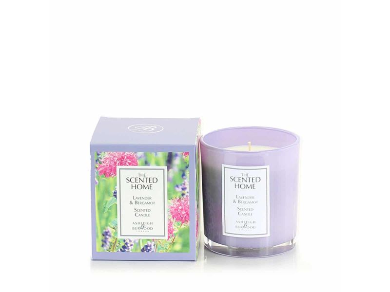 Scented Home Candle Jar - Lavender & Bergamot