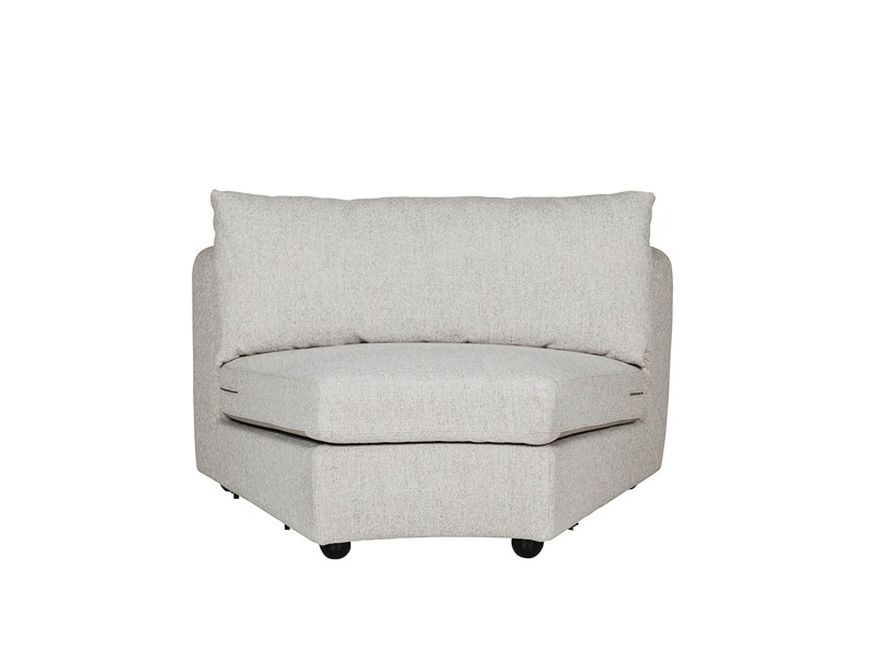 Spencer Sectional Curved Wedge - Natural