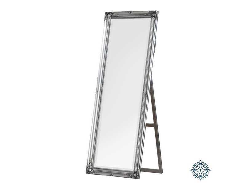 Tara Lane Chateau Wide Cheval Mirror Silver