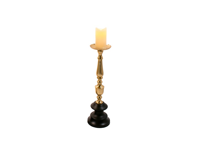 Ari Floor Standing Pillar Candle Holder 74Cm