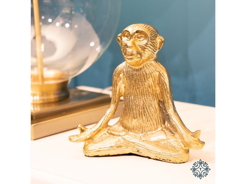 Safari Yoga Monkey Gold