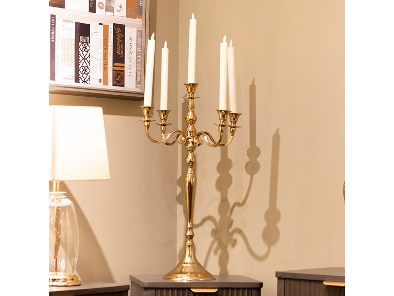 Alani Candellabra 5 Lights - Gold