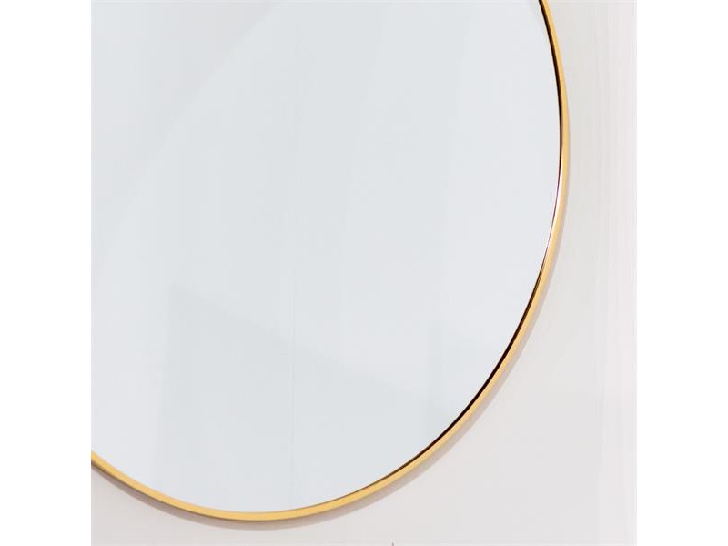 Tara Lane Modena Round Wall Mirror Gold 90cm