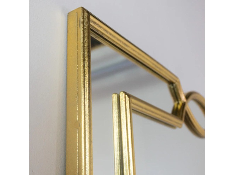 Tara Lane Odessa Square Mirror Gold 80cm