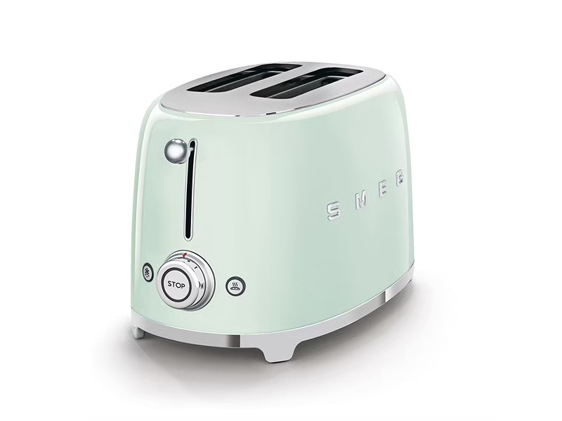 Smeg 50's Style Toaster Pastel Green 2 Slice