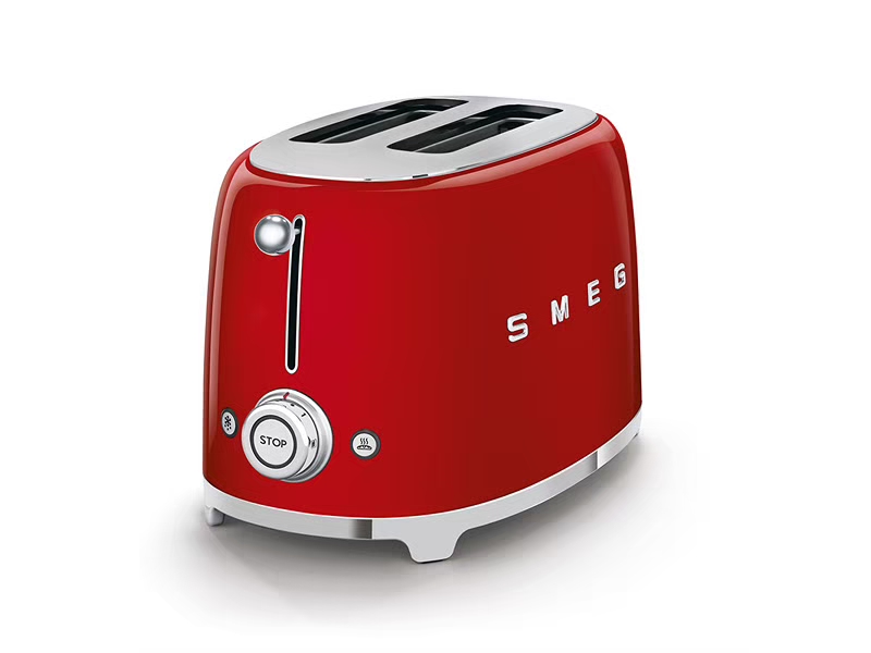 Smeg 50's Style Toaster Red 2 Slice