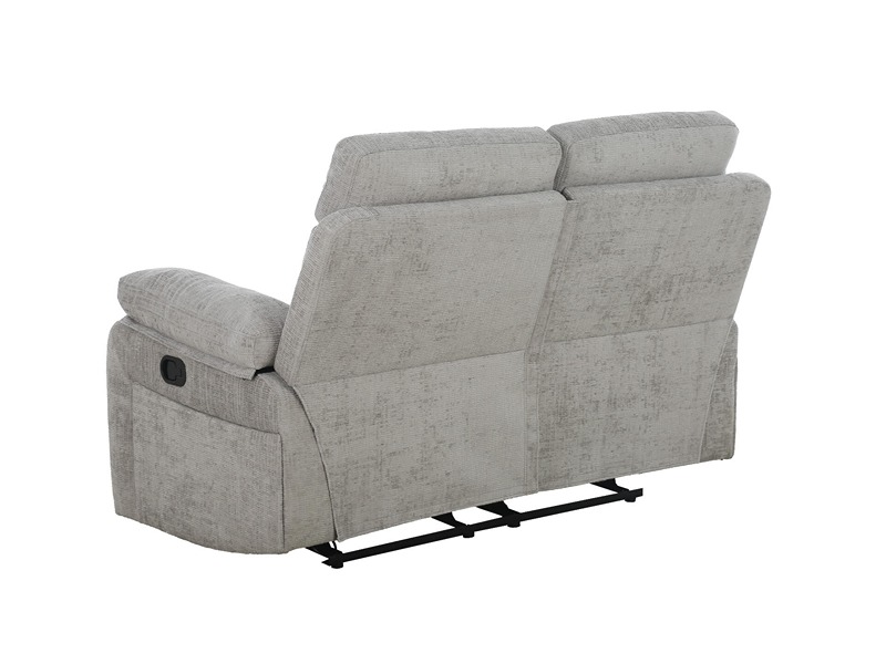 Wilbur 2 Seater Manual Recliner - Grey
