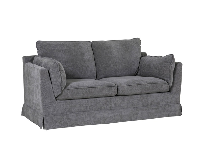 Ali 2 Seater Charcoal Fabric Sofa