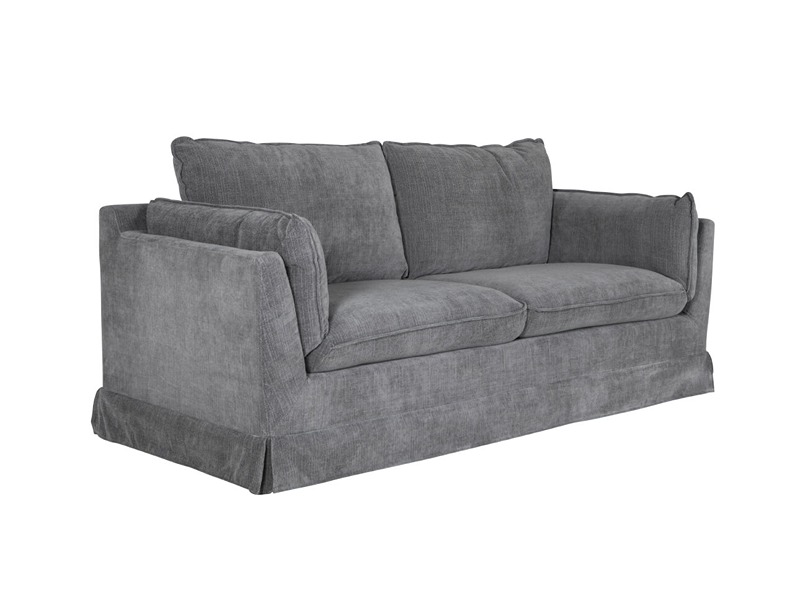 Ali 3 Seater Charcoal Fabric Sofa