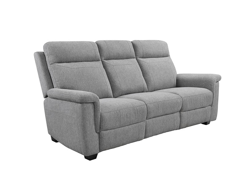 Bowie 3 Seater Fixed Sofa - Grey