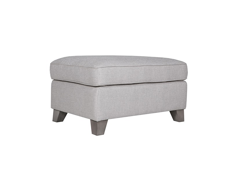 Cantrell Ottoman – Light Grey